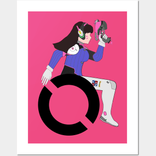 Rolling D.Va Posters and Art